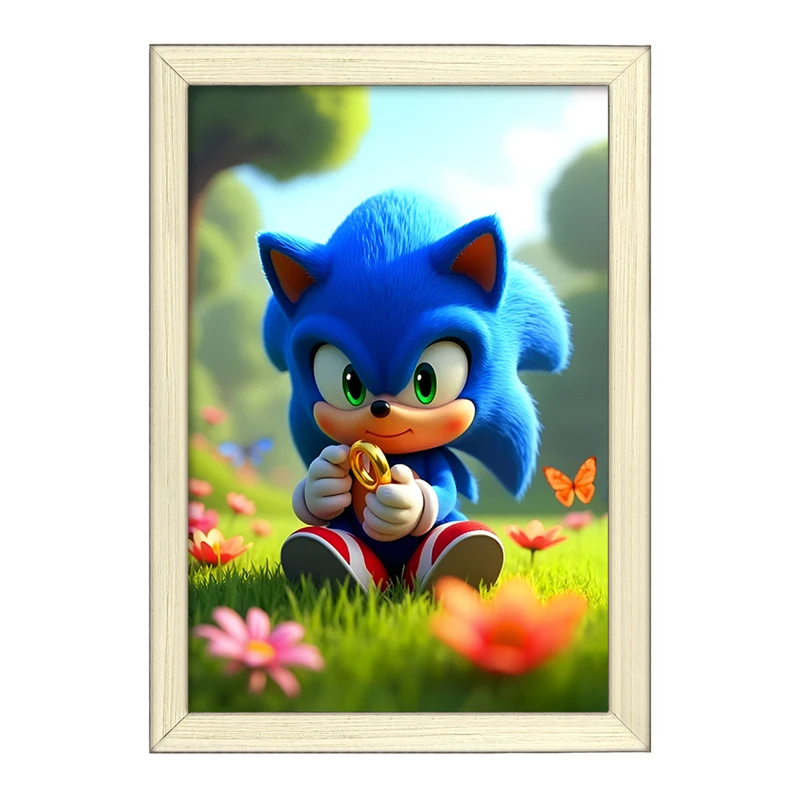 تابلو خندالو طرح سونیک (Sonic) کد F12648