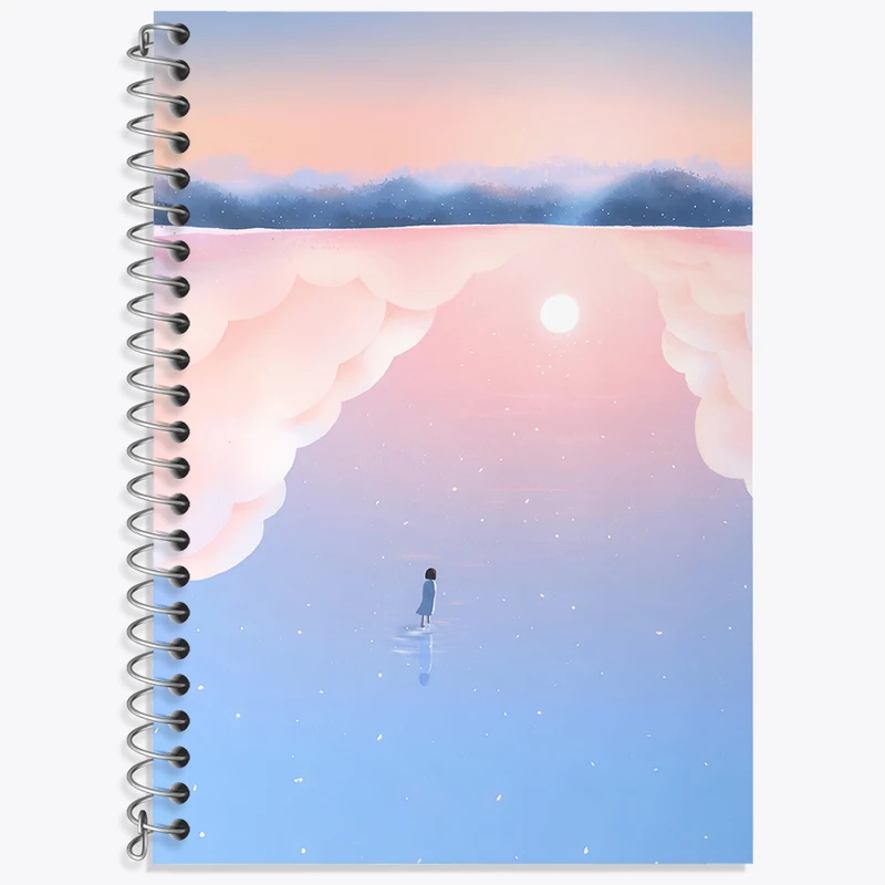 دفتر نت موسیقی 50 برگ خندالو طرح دخترانه فانتزی کد N8191