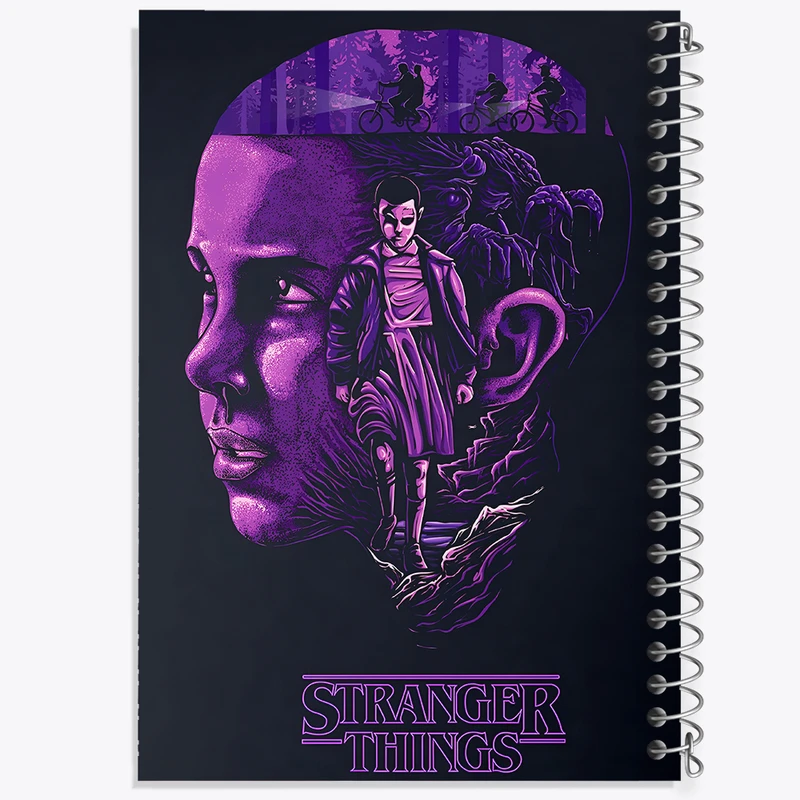 دفتر نقاشی 50 برگ خندالو طرح استرنجر تینگز (Stranger Things) کد F10164