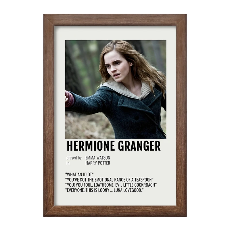 تابلو خندالو طرح هرماینی گرنجر (Hermione Granger) کد F13404