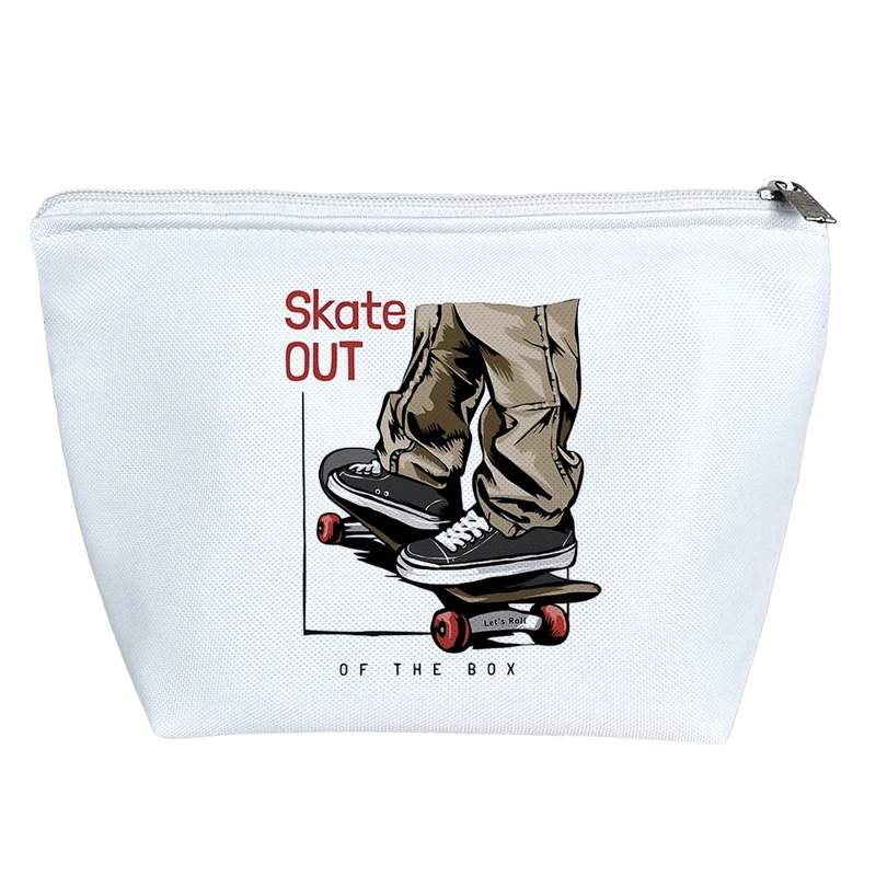 کیف لوازم آرایش دخترانه خندالو مدل اسکیت برد (Skateboard) کد H2436
