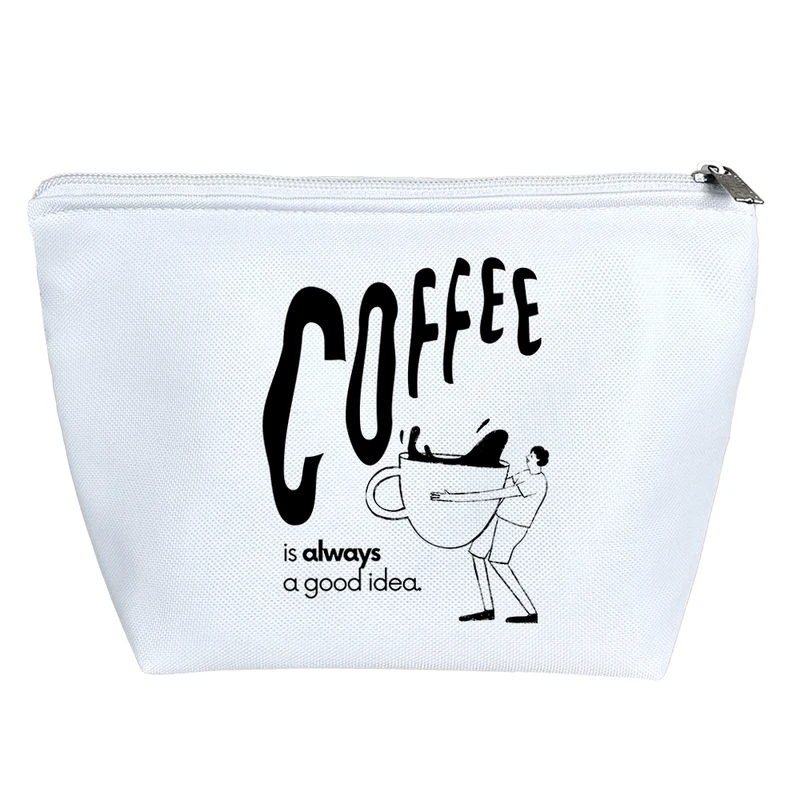 کیف لوازم آرایش دخترانه خندالو مدل قهوه (Coffee) کد H2892