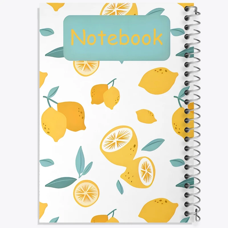 دفتر شطرنجی 50 برگ خندالو طرح پترن لیمو کد N6661