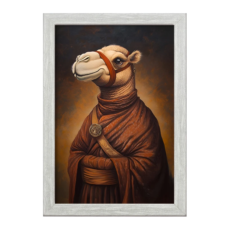 تابلو خندالو طرح شتر کد F11548