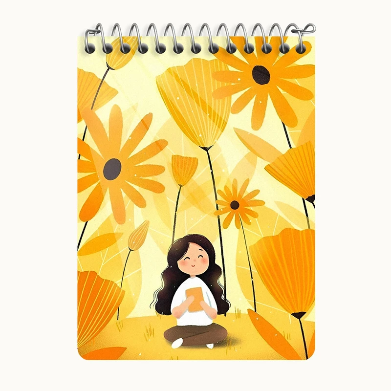 دفتر یادداشت 50 برگ خندالو طرح دخترانه کد N6851