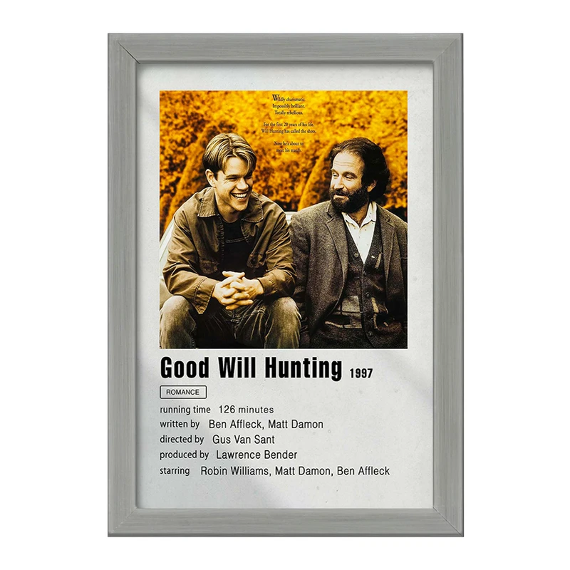 تابلو خندالو طرح ویل هانتینگ نابغه (Good Will Hunting) کد F11918