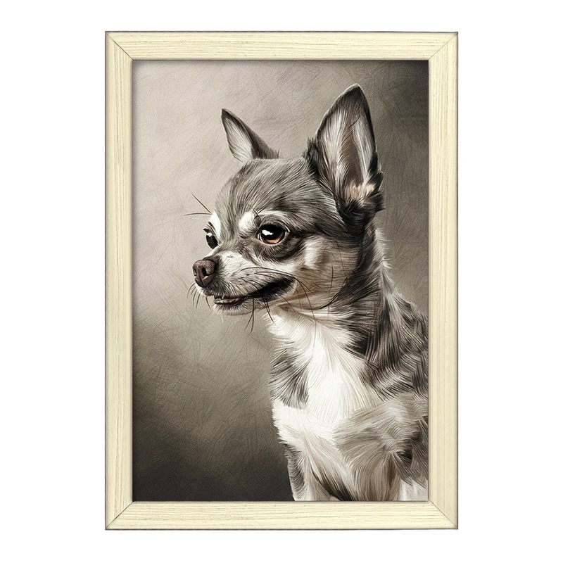 تابلو خندالو طرح سگ (Dog) کد F1956