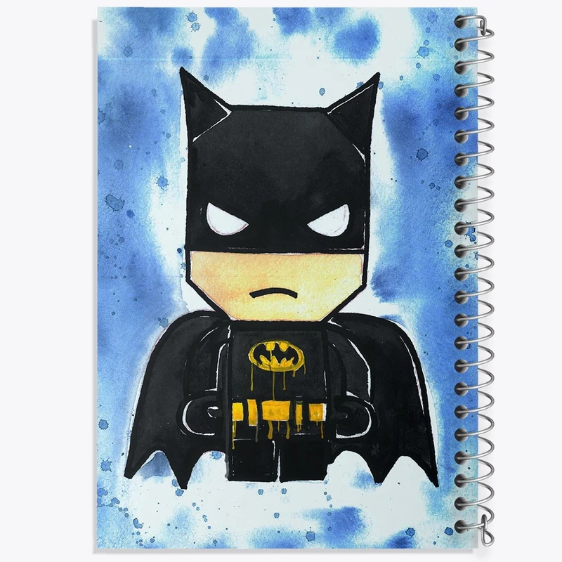 دفتر طراحی 50 برگ خندالو طرح بتمن (Batman) کد F11350