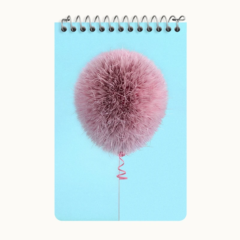 دفتر یادداشت 50 برگ خندالو طرح بادکنک پشمالو کد F12853