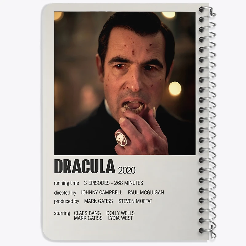 دفتر یادداشت 50 برگ خندالو طرح دراکولا (Dracula) کد F13030