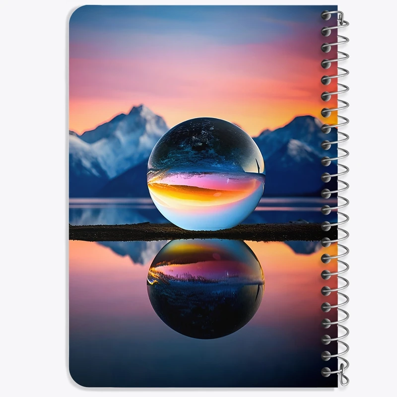 دفتر یادداشت 50 برگ خندالو طرح گوی زیبا کد F4342