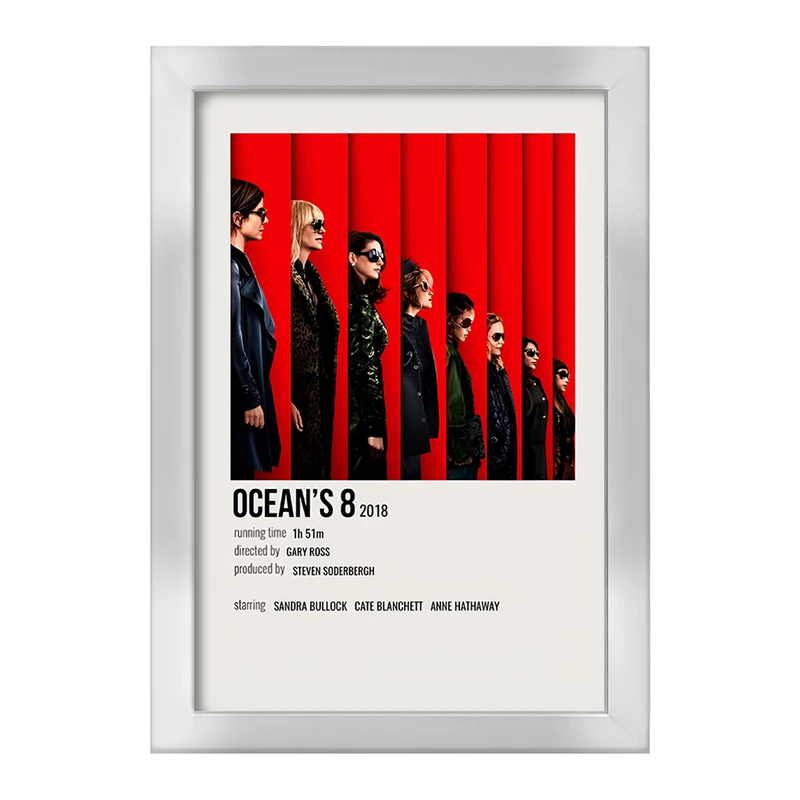 تابلو خندالو طرح هشت یار اوشن (Ocean's Eight) کد F13311
