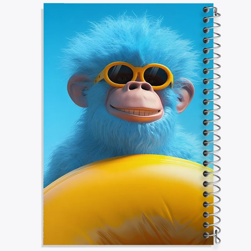 دفتر لیست خرید 50 برگ خندالو طرح میمون بامزه کد F3378