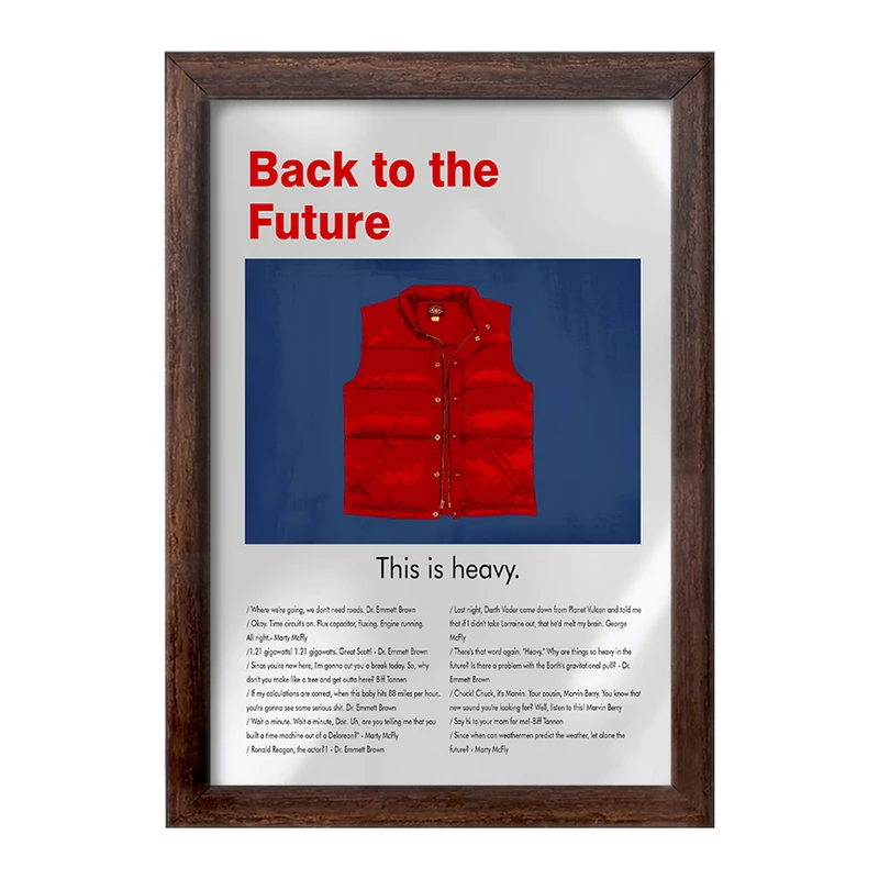 تابلو خندالو طرح بازگشت به آینده (Back to the Future) کد F13835