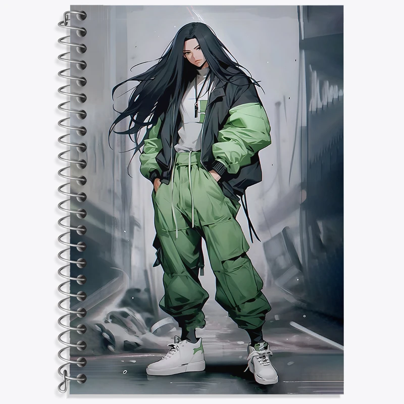 دفتر زبان دوخط 50 برگ خندالو طرح دخترانه کد F4158