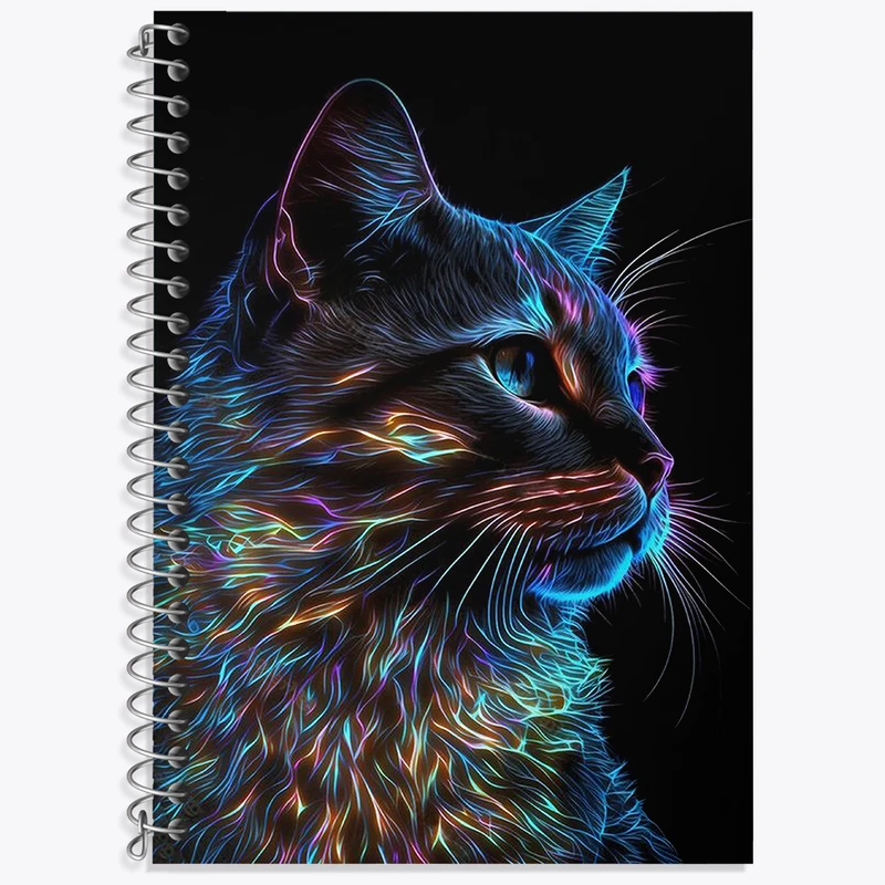 دفتر نت موسیقی 50 برگ خندالو طرح گربه (Cat) کد F2945