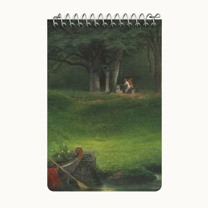 دفتر یادداشت 50 برگ خندالو طرح نقاشی تقدیم به خدا پان اثر پل دلاروش کد F12125