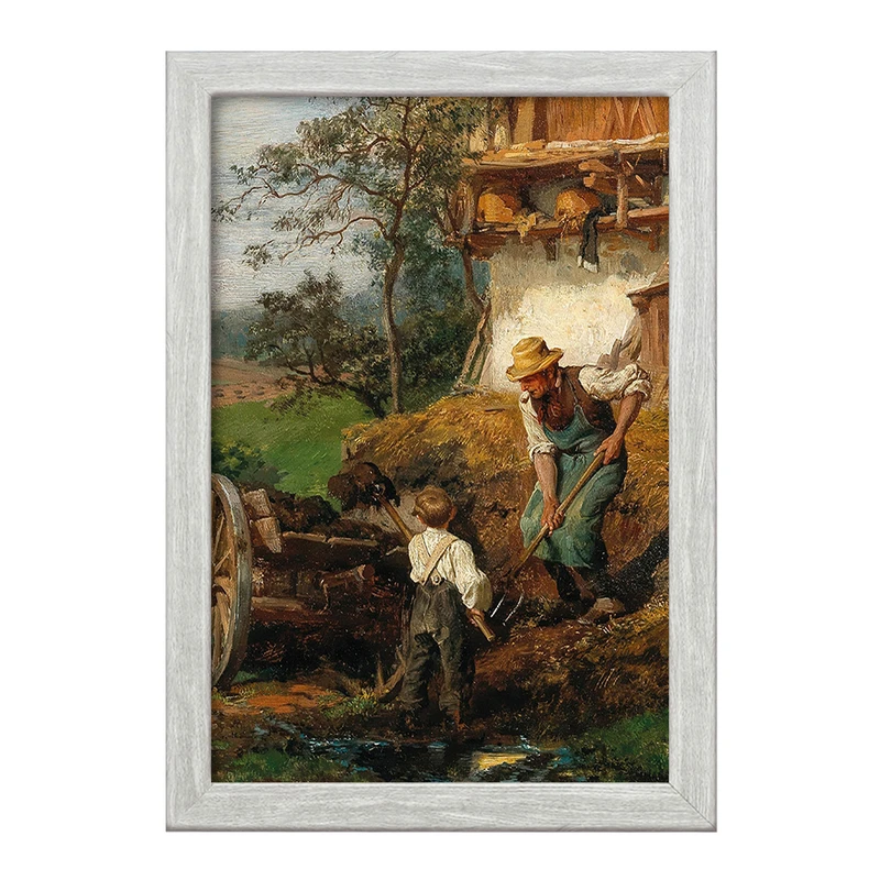 تابلو خندالو طرح نقاشی یاور کوچولو اثر فلیکس شلزینگر کد F12312