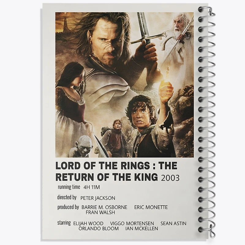 دفتر نقاشی 50 برگ خندالو طرح ارباب حلقه ها (The Lord of the Rings) کد F13293