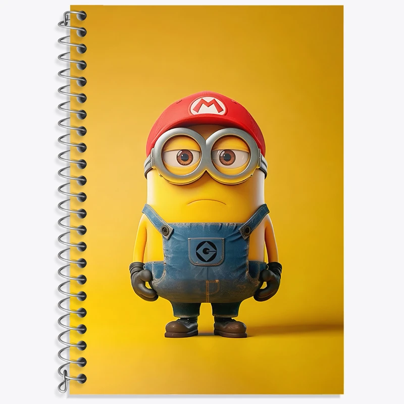 دفتر نت موسیقی 50 برگ خندالو طرح مینیون‌ها (Minions) کد F3387