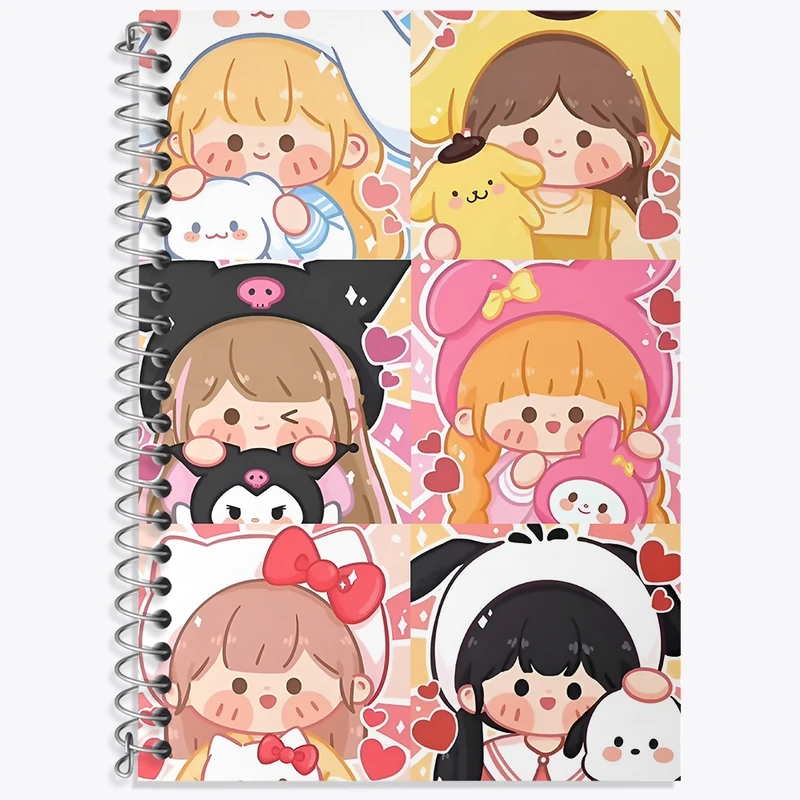 دفتر لغت 50 برگ خندالو طرح دخترانه کرومی (Kuromi) کد N9112