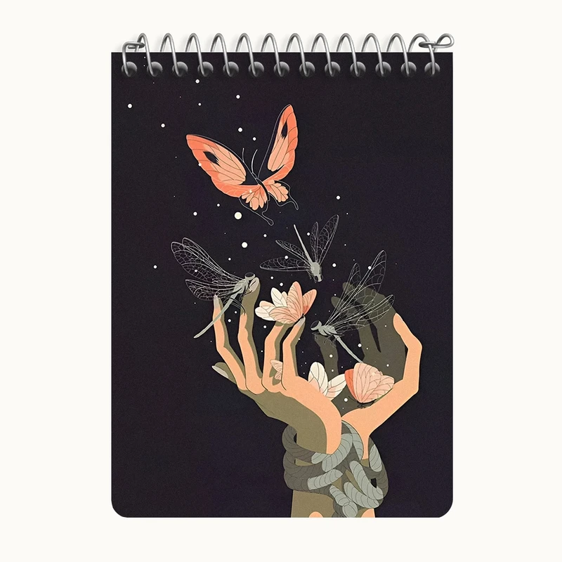 دفتر یادداشت 50 برگ خندالو طرح آزادی کد N3088