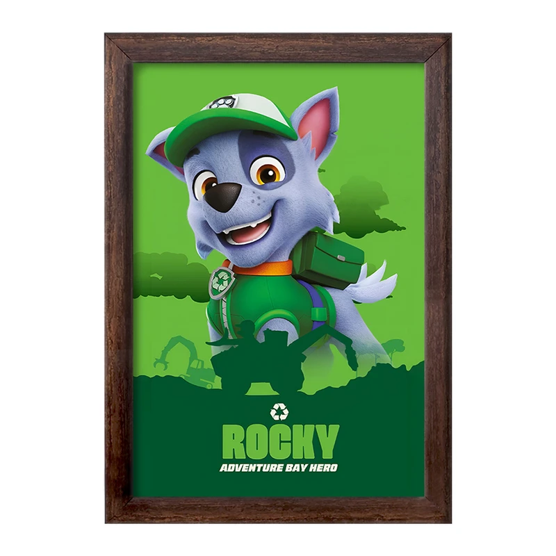 تابلو خندالو طرح راکی سگ های نگهبان کد F11015