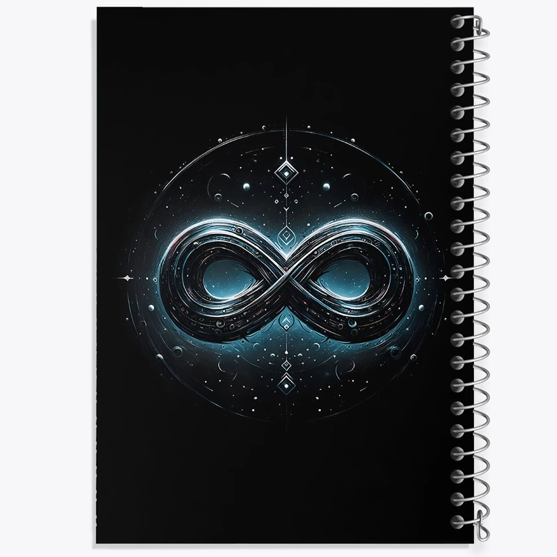 دفتر مشق 100 برگ خندالو طرح علامت بی نهایت کد F10610