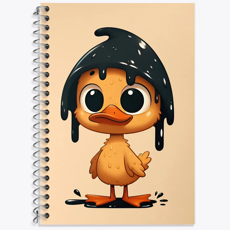 دفتر نت موسیقی 50 برگ خندالو طرح اردک کثیف کد F11834