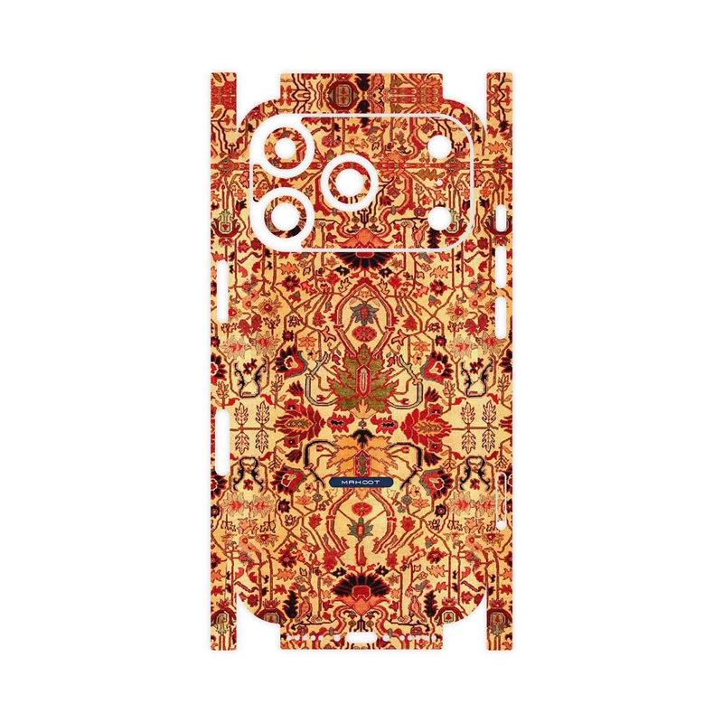 برچسب پوششی ماهوت مدل Persian_Carpet_Yellow-FullSkin مناسب برای گوشی موبایل اپل iPhone 17 Pro