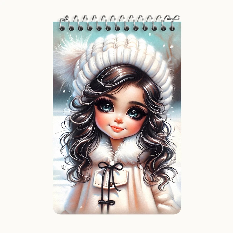 دفتر یادداشت 50 برگ خندالو طرح دخترانه کد F7146