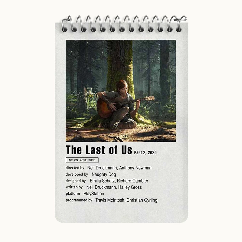 دفتر یادداشت 50 برگ خندالو طرح آخرین بازمانده از ما (The last Of Us) کد F11252