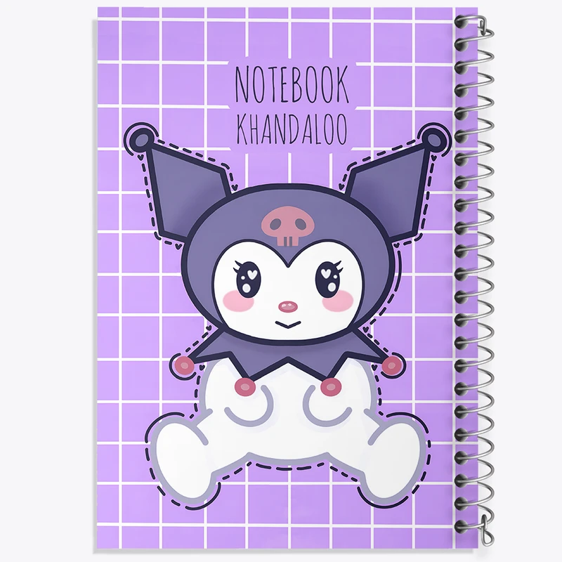 دفتر مشق 50 برگ خندالو طرح کرومی (Kuromi) کد N7799