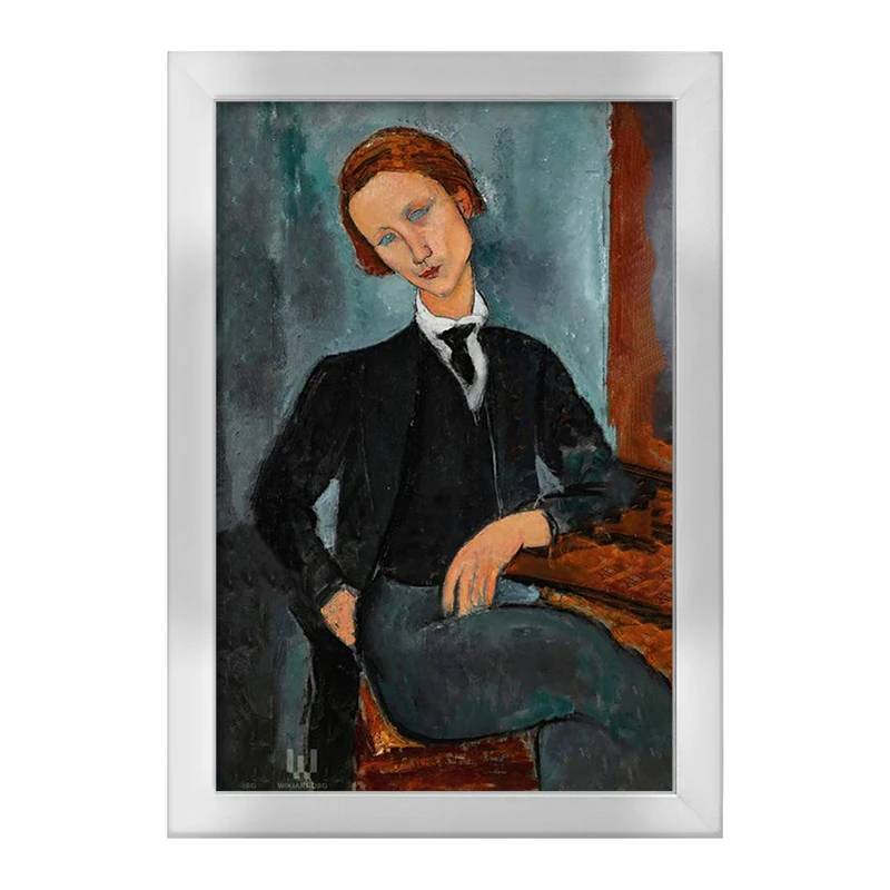 تابلو خندالو طرح پرتره بارانوفسکی اثر آمادئو مودیلیانی کد F12464