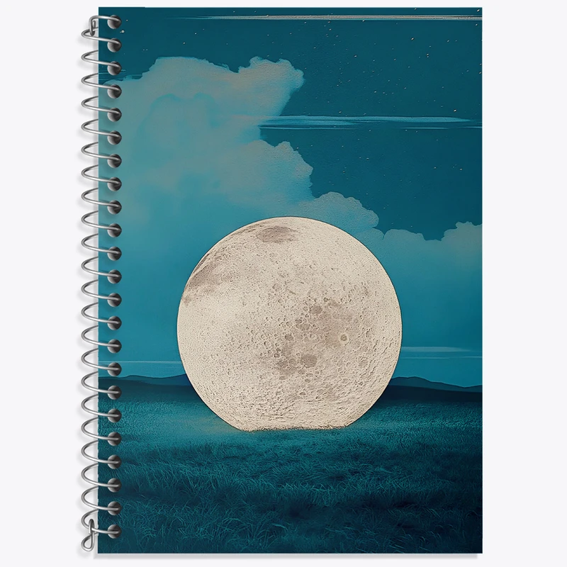 دفتر نت موسیقی 50 برگ خندالو طرح ماه کد N7490