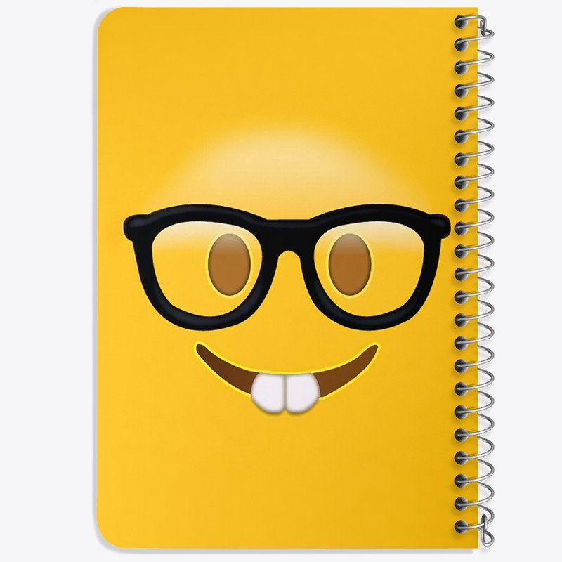 دفتر یادداشت 50 برگ خندالو طرح ایموجی Emoji  کد 1290
