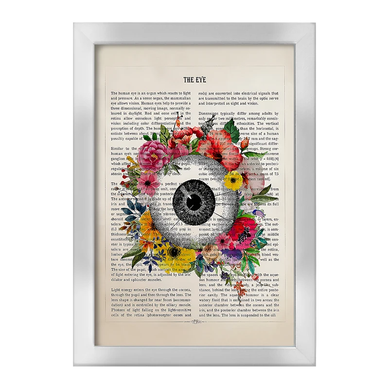 تابلو خندالو طرح چشم (Eye) کد F14046