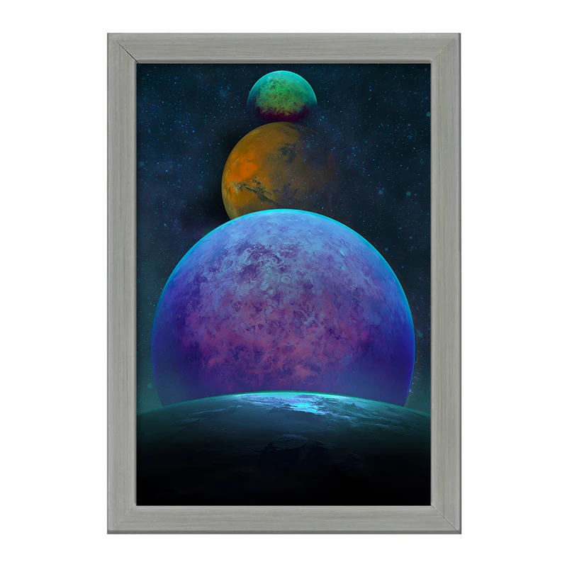 تابلو خندالو طرح کهکشان (galaxy) کد F6718