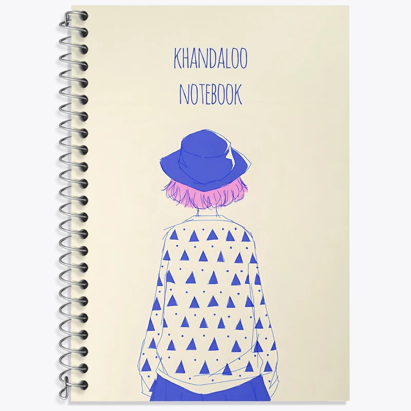 دفتر لغت 50 برگ خندالو طرح دخترانه فانتزی کد N8196