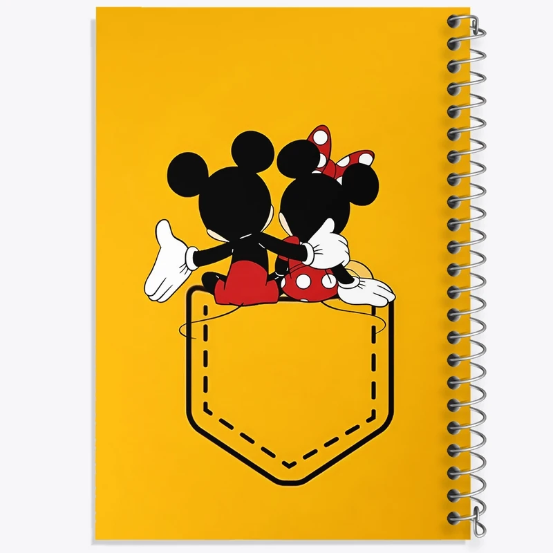 دفتر شطرنجی 50 برگ خندالو طرح میکی موس کد F8606