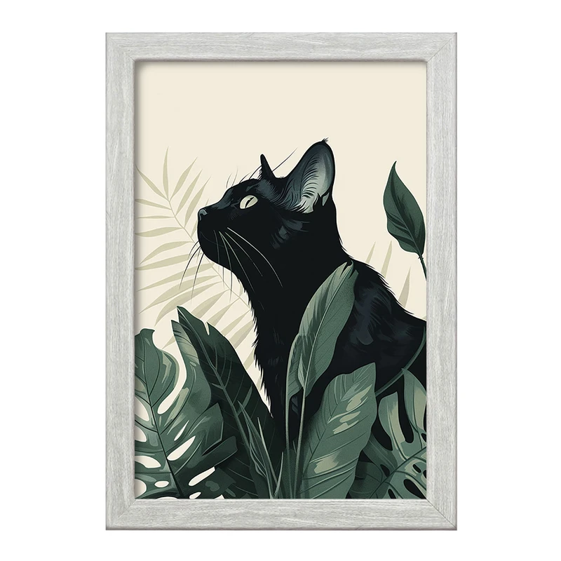 تابلو خندالو طرح گربه (Cat) کد F1748