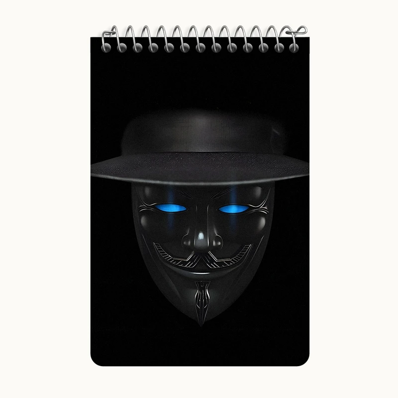 دفتر یادداشت 50 برگ خندالو طرح هکر کد F8161