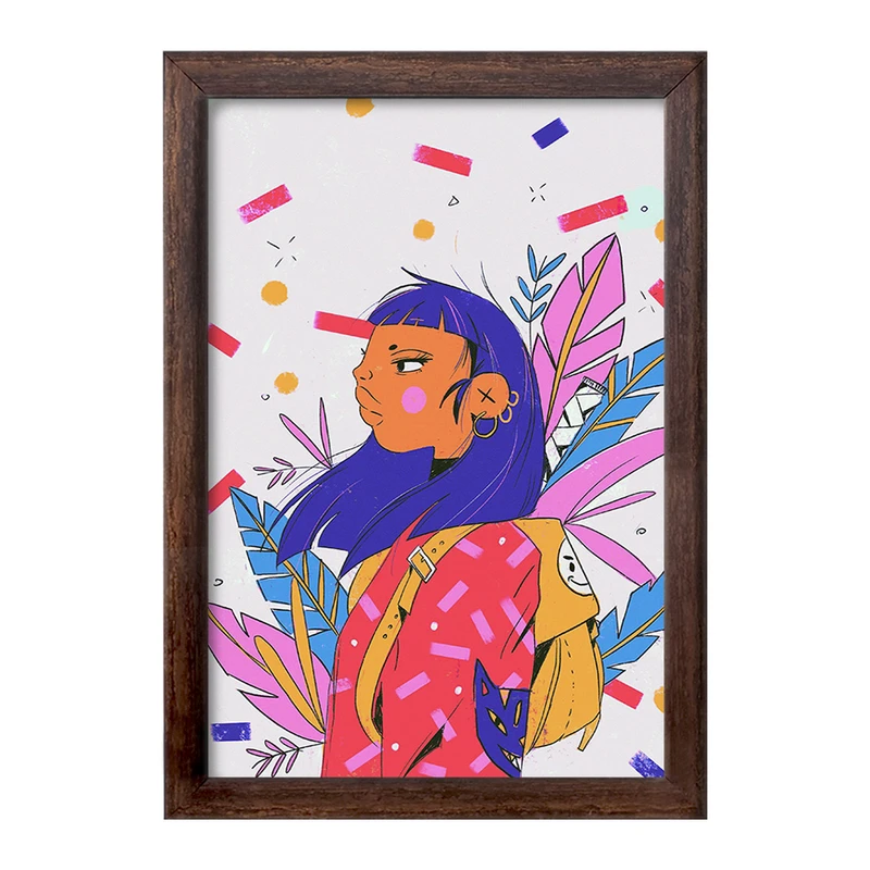 تابلو خندالو طرح دخترانه کد F8851