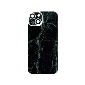 MAHOOT Graphite_Green_Marble Cover Sticker for Apple iPhone 14