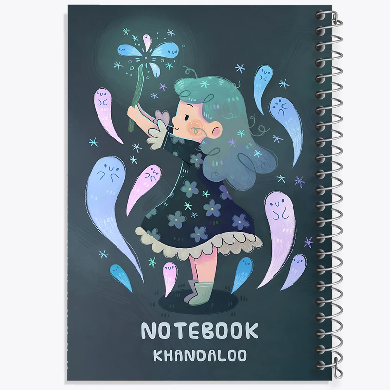 دفتر مشق 50 برگ خندالو طرح دخترانه کد N6610