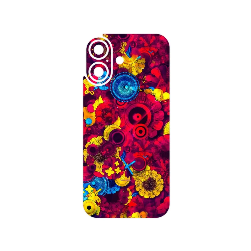 برچسب پوششی ماهوت مدل Vector Flower Garden Digital Art مناسب برای گوشی موبایل اپل iPhone 17