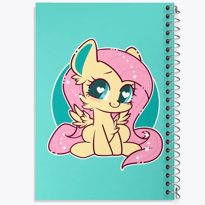 دفتر طراحی 50 برگ خندالو طرح اسب پونی کد 24832