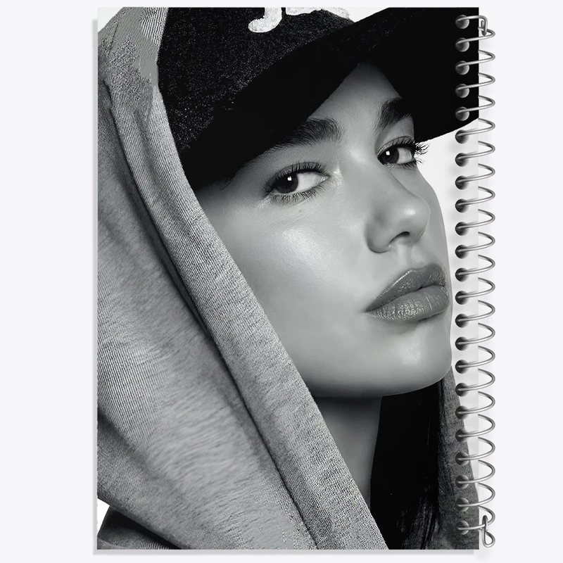 دفتر مشق 50 برگ خندالو طرح دوا لیپا (Dua Lipa ) کد F10200