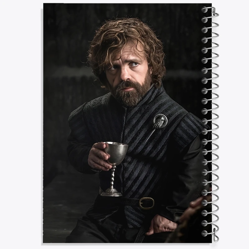 دفتر ژورنال نویسی 50 برگ خندالو مدل نقطه ای طرح تیریون گیم اف ترونز (Game of Thrones) کد F11124