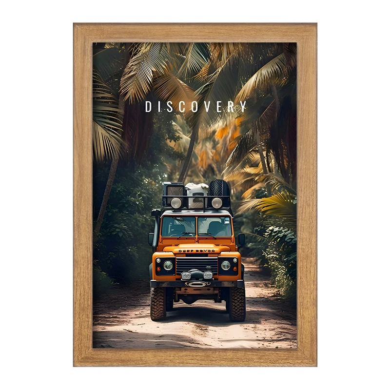 تابلو خندالو طرح ماشین آفرود (Off Road) کد F14175